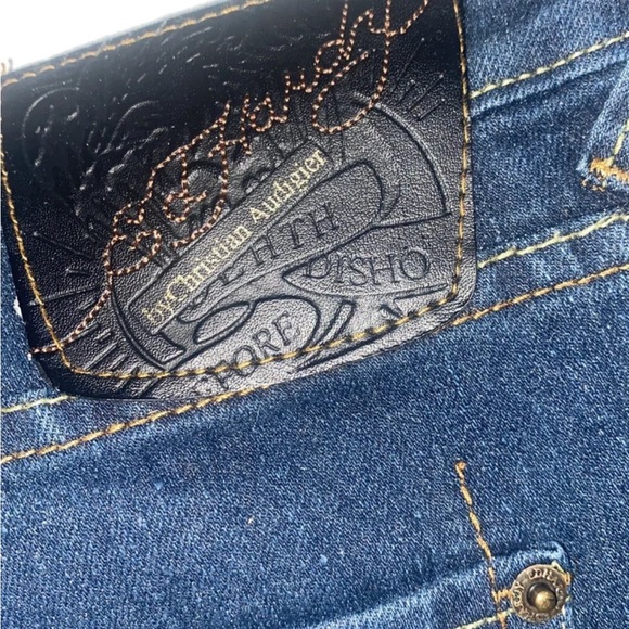 Ed Hardy Vintage bootcut jeans size 35/36 Christian Audigier - Picture 9 of 12